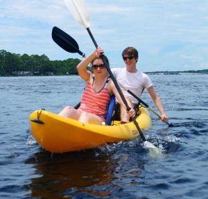 Kayaking in Shell Island