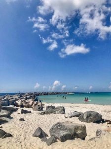 White sand beaches at St Andrew's State Park