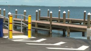 Boat Launch Ramp in Carl Grey Park Florida