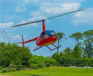 Panhandle Helicopter in Lower Grand Lagoon FL